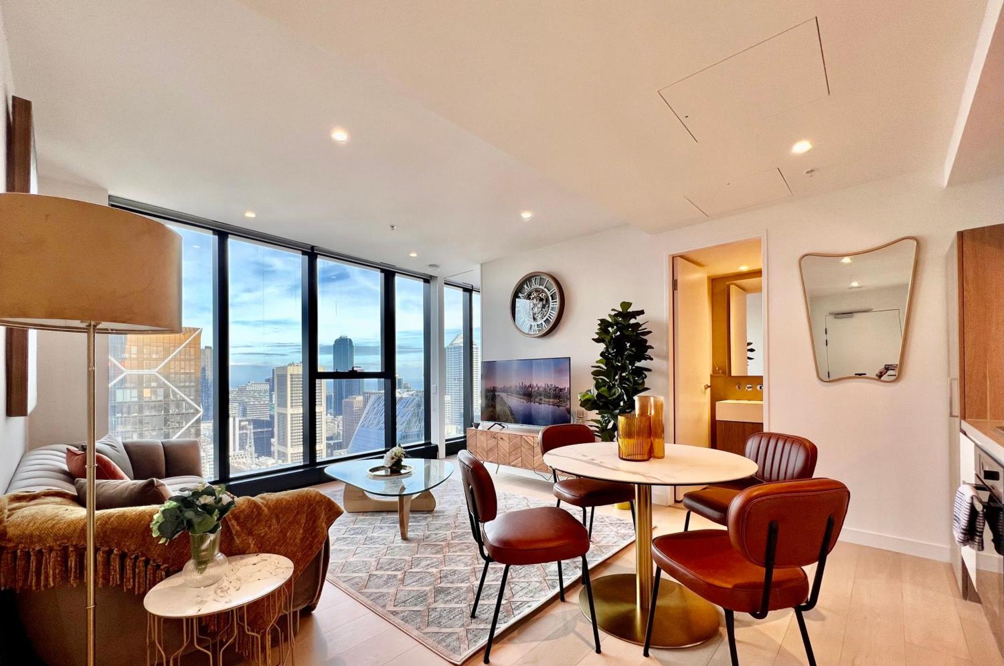 High Rise Top View 2Bed2Bath 멜번 외부 사진